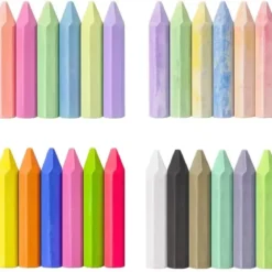 Craie de trottoir Set 48 couleurs - Alldoro