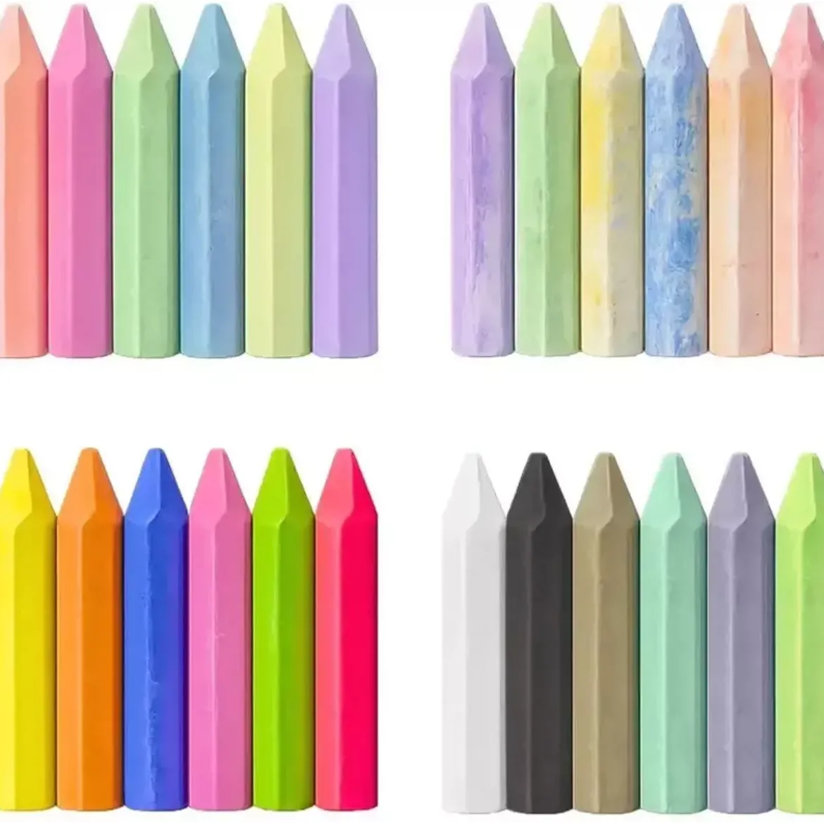 Craie de trottoir Set 48 couleurs - Alldoro