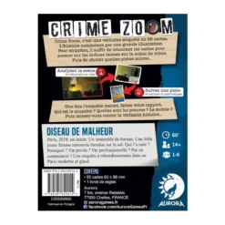 Crime Zoom : Oiseau de malheur