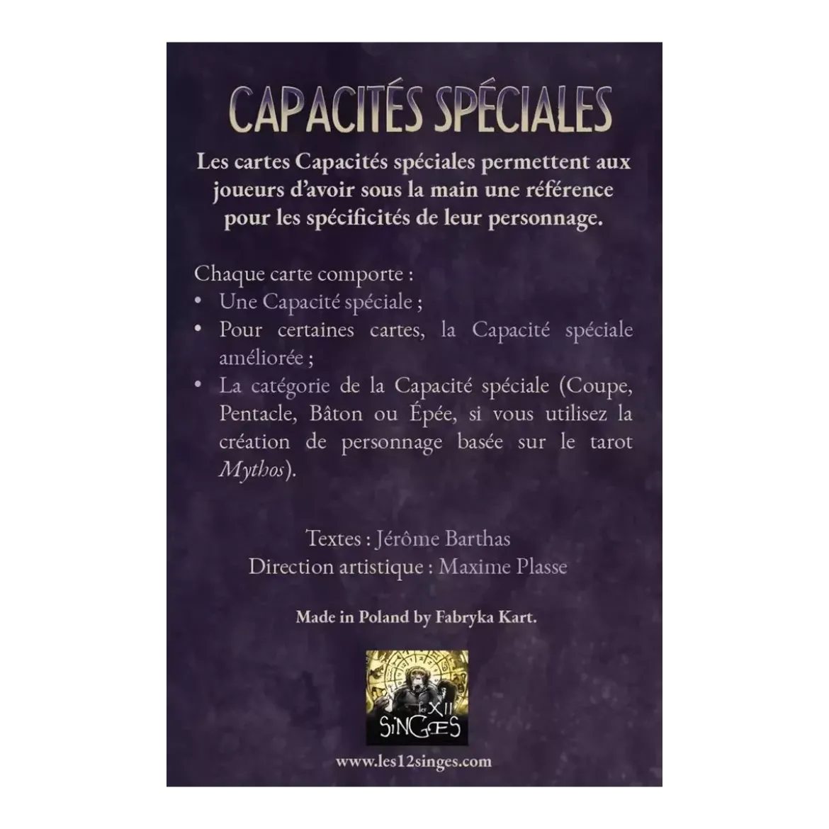 Cthulhu Hack : Capacités Spéciales