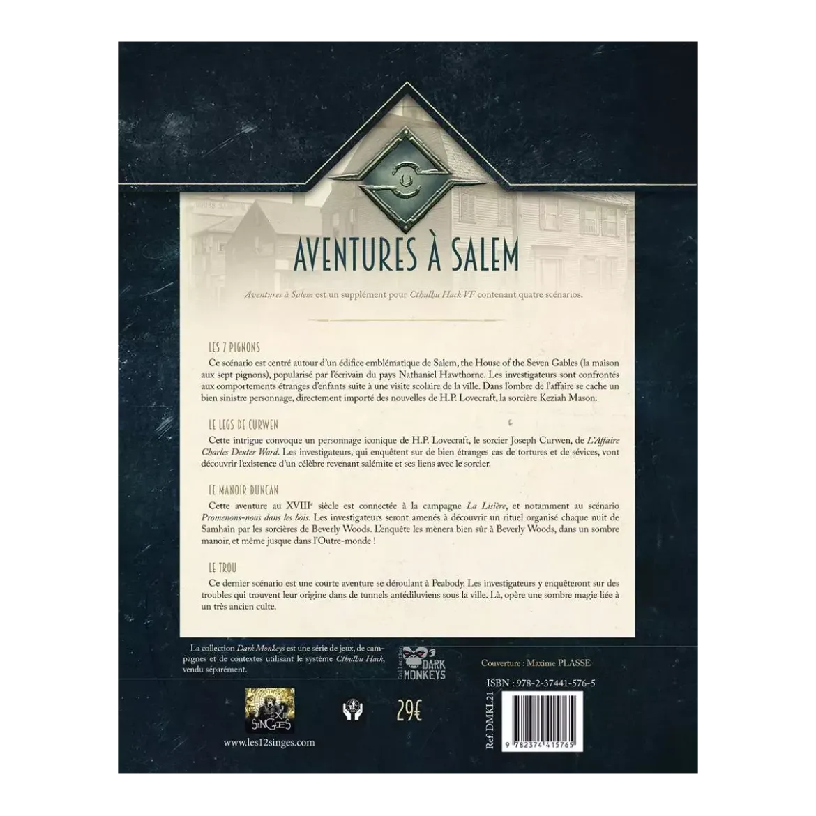 Cthulhu Hack : La Lisière - Aventures à Salem