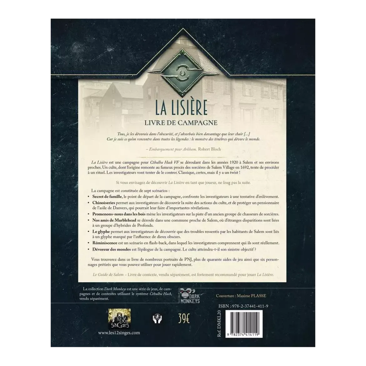 Cthulhu Hack : La Lisière - Livre de Campagne