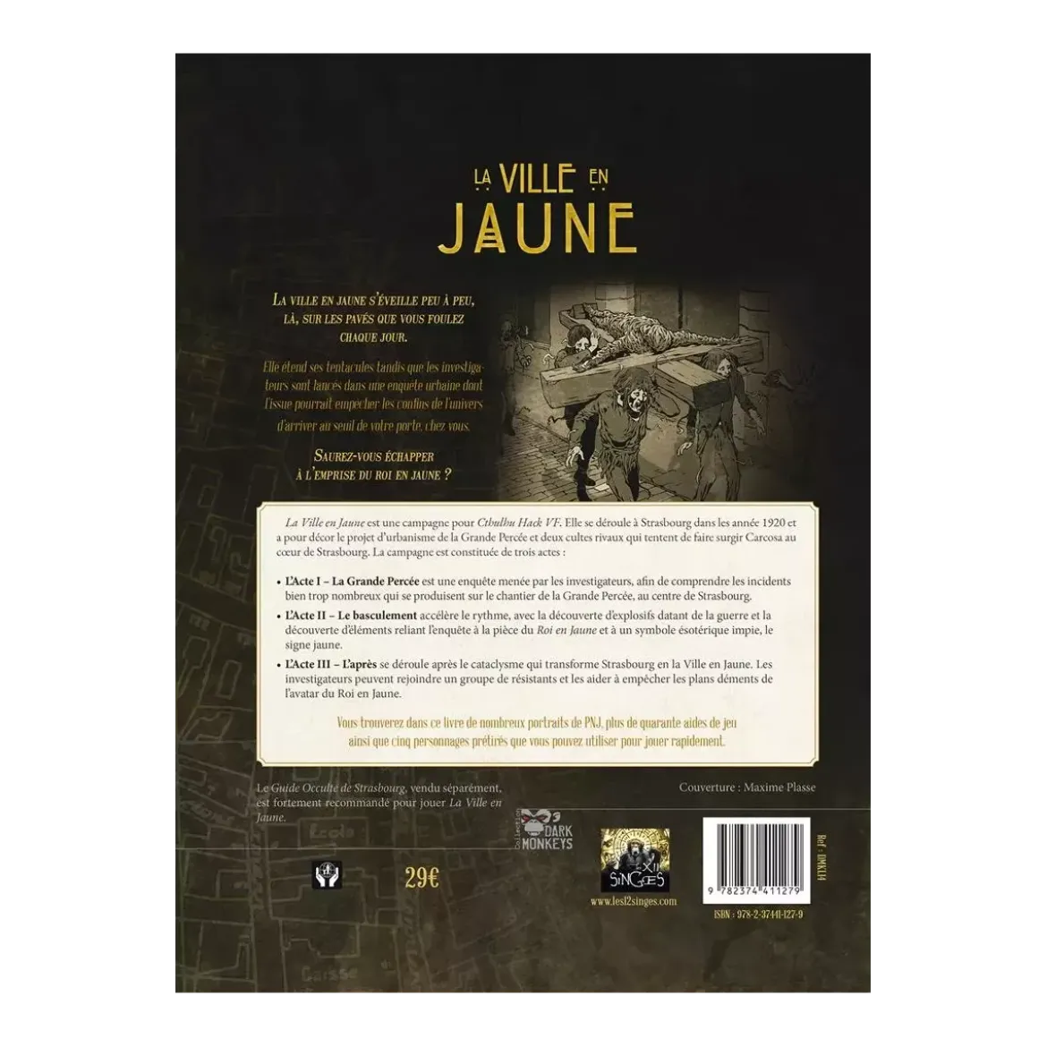 Cthulhu Hack : La Ville en Jaune