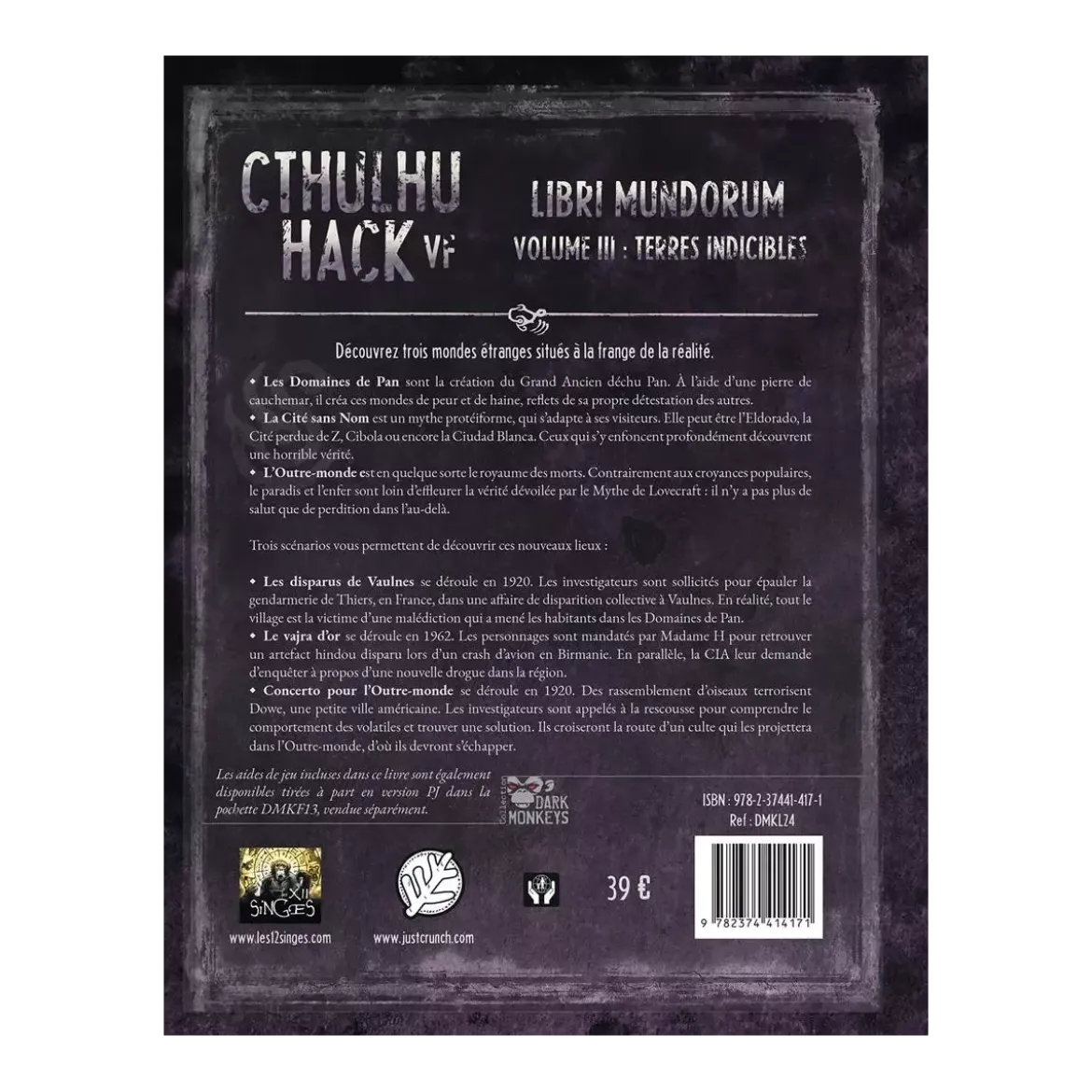 Cthulhu Hack : Libri Mundorum - Terres indicibles