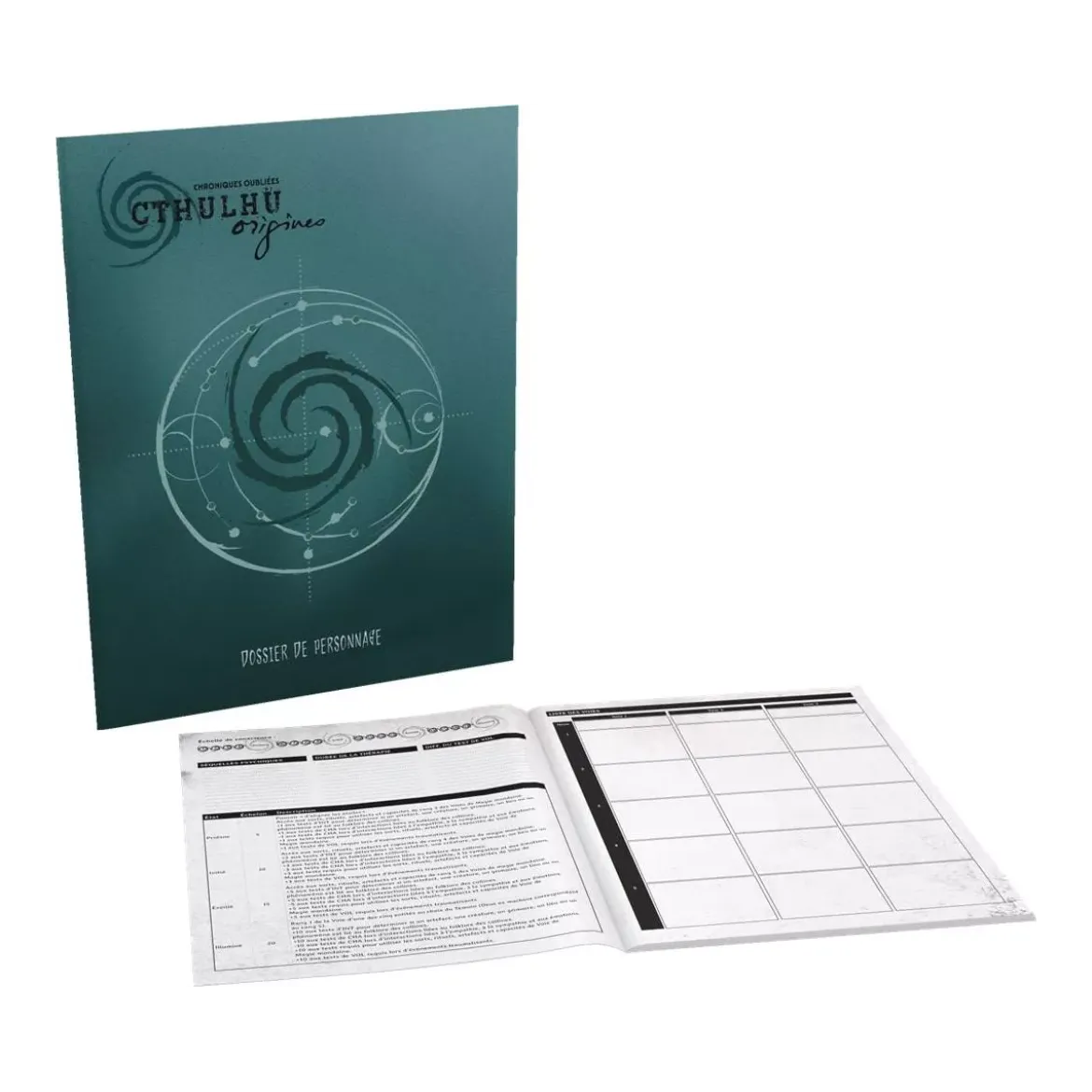 Cthulhu Origines : Dossier de Personnages