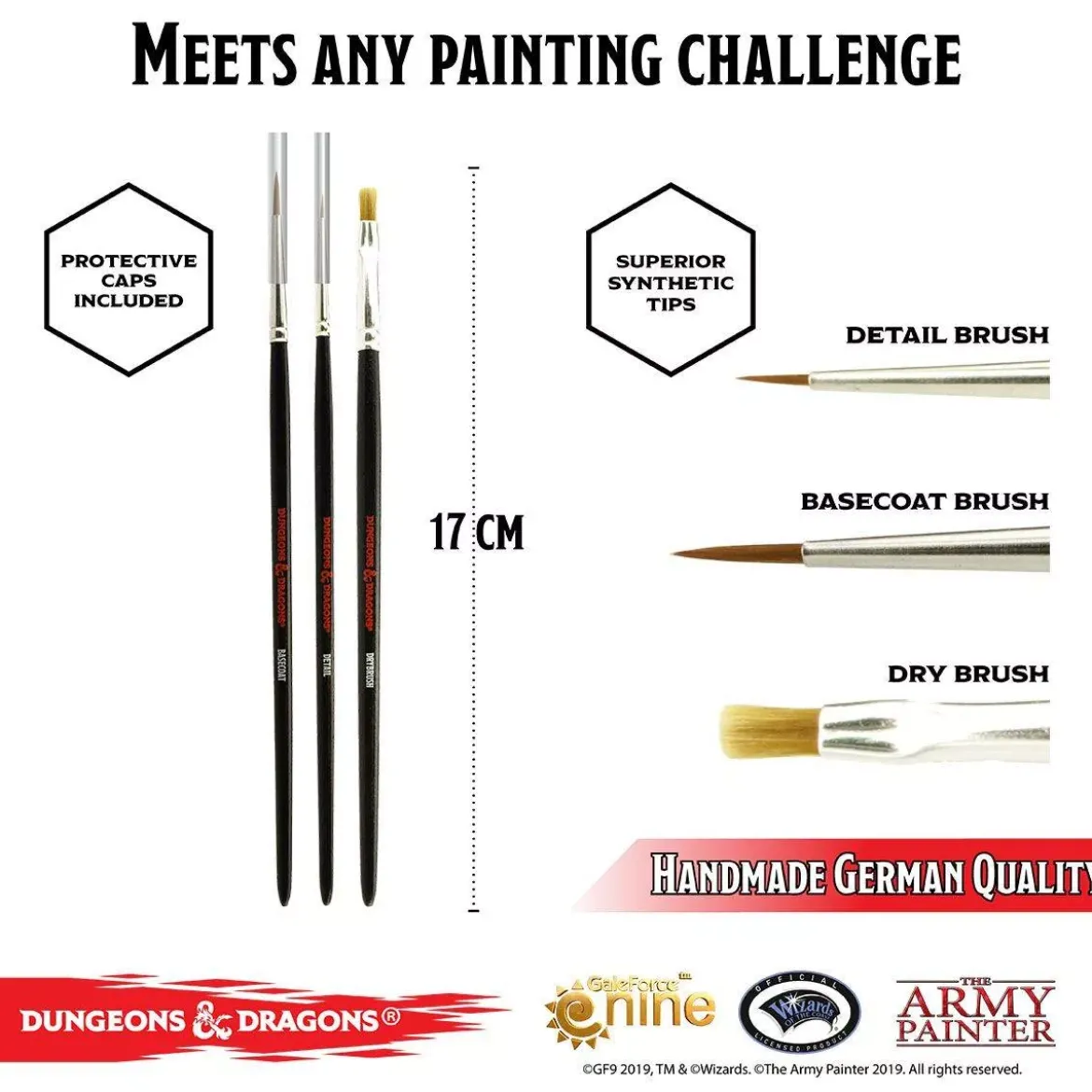 D&D Nolzur’s Marvelous Brush Set - Pinceaux