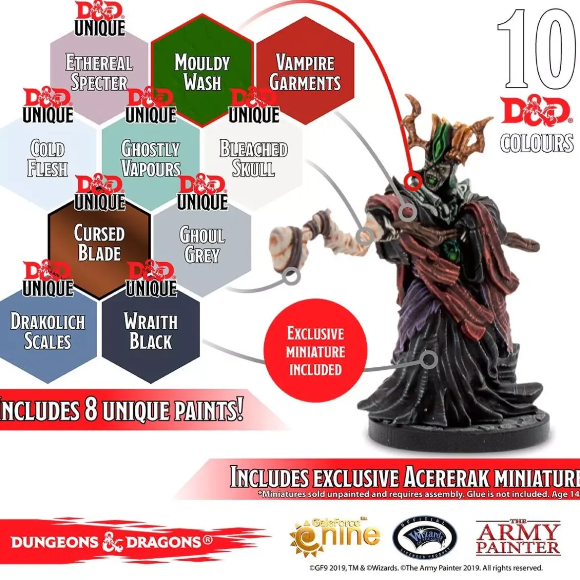 D&D Undead Paint Set - Peinture