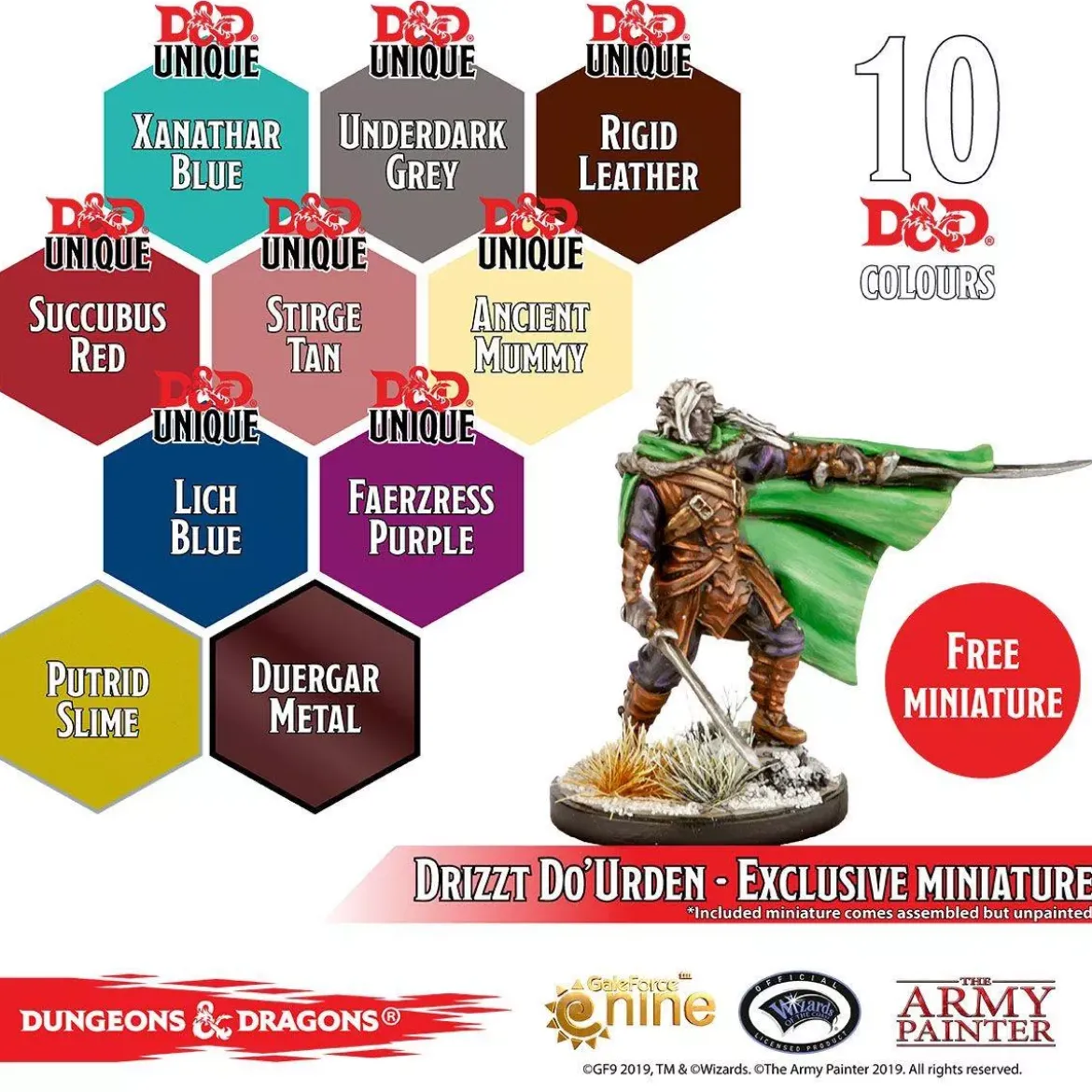 D&D Underdark Paint Set - Peinture