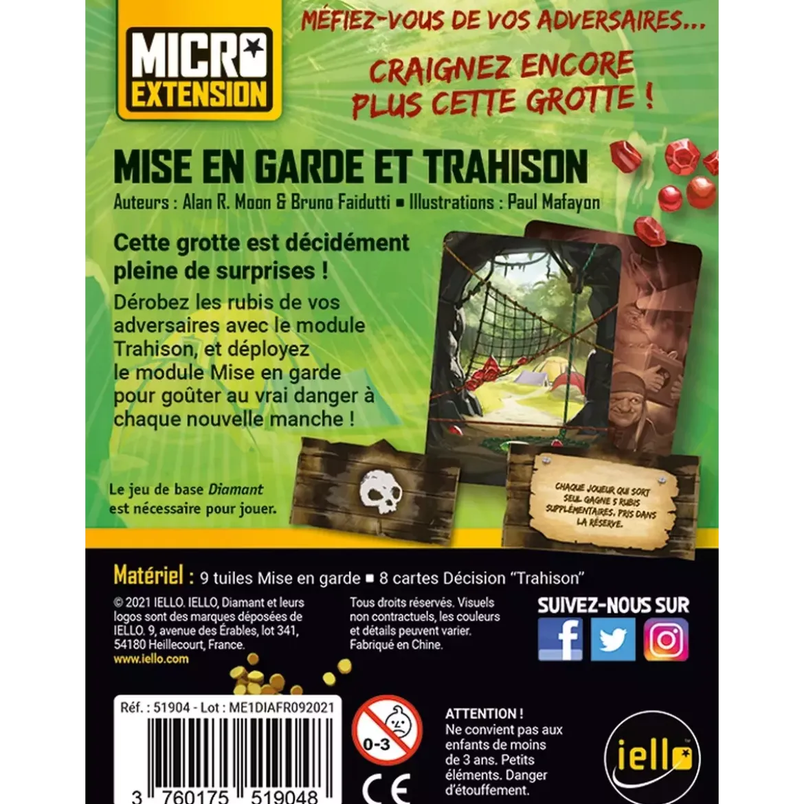 Diamant : Mise en Garde et Trahison - Micro Extension