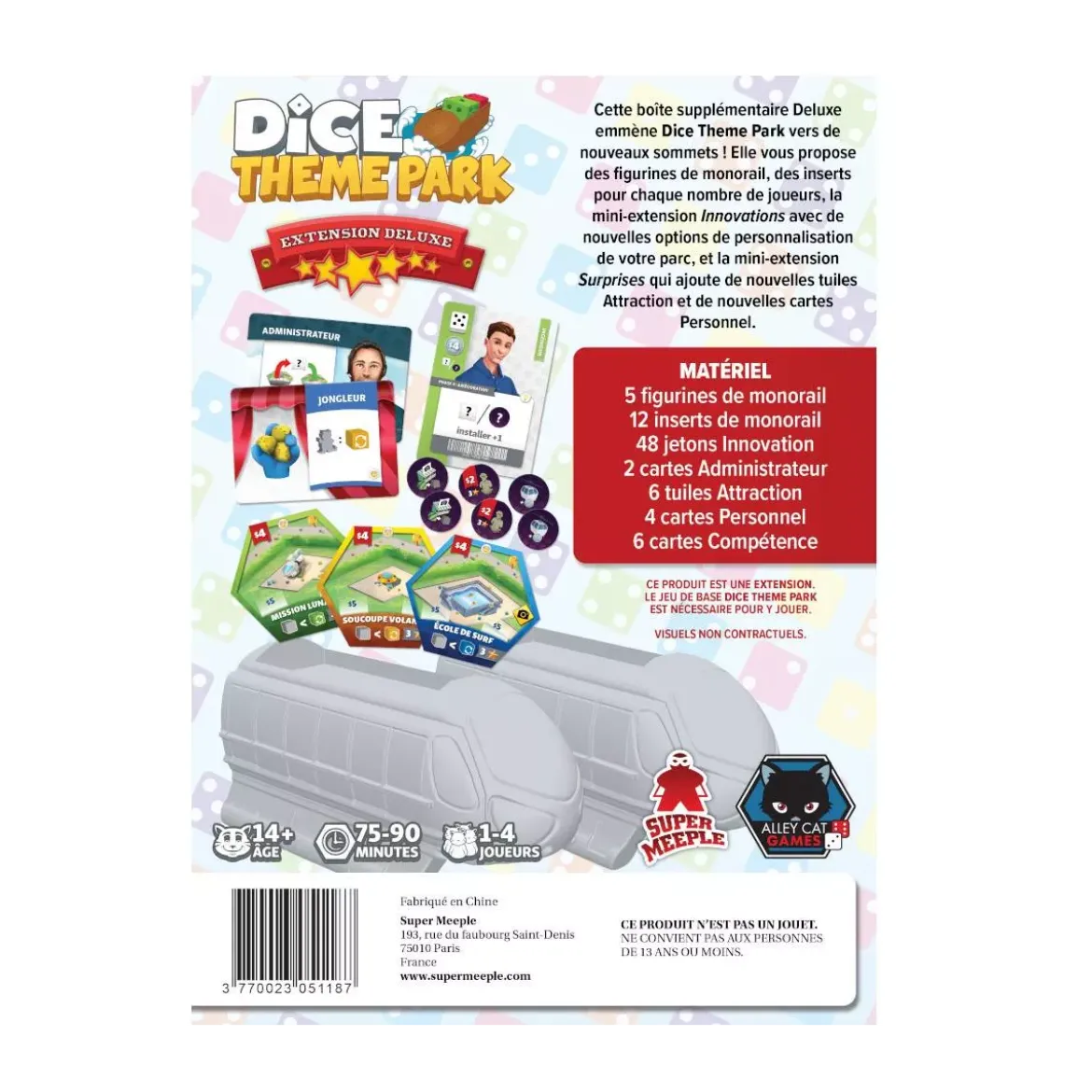 Dice Theme Park - Extension Deluxe