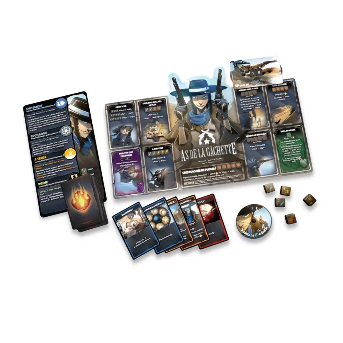Dice Throne : As de la Gâchette VS Samouraï