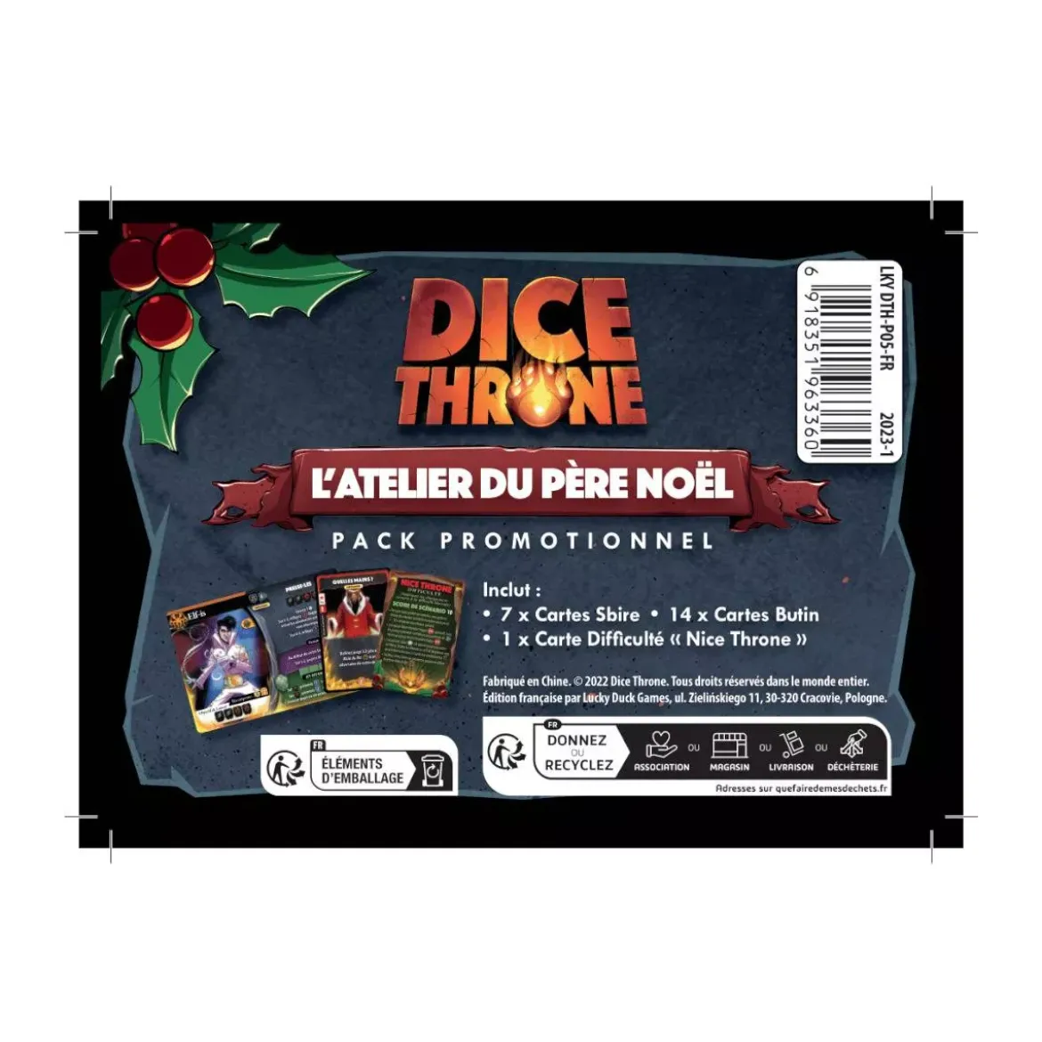 Dice Throne : l'Atelier du Père Noël - Pack promotionnel