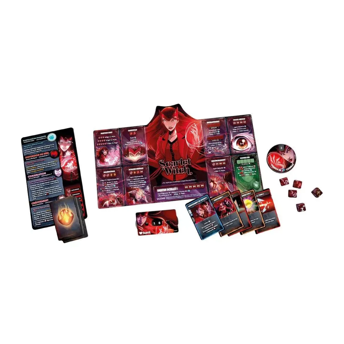 Dice Throne Marvel : Thor, Loki, Spiderman, Scarlet Witch