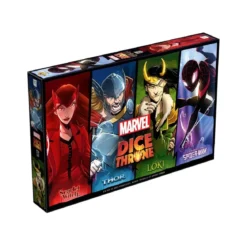 Dice Throne Marvel : Thor, Loki, Spiderman, Scarlet Witch