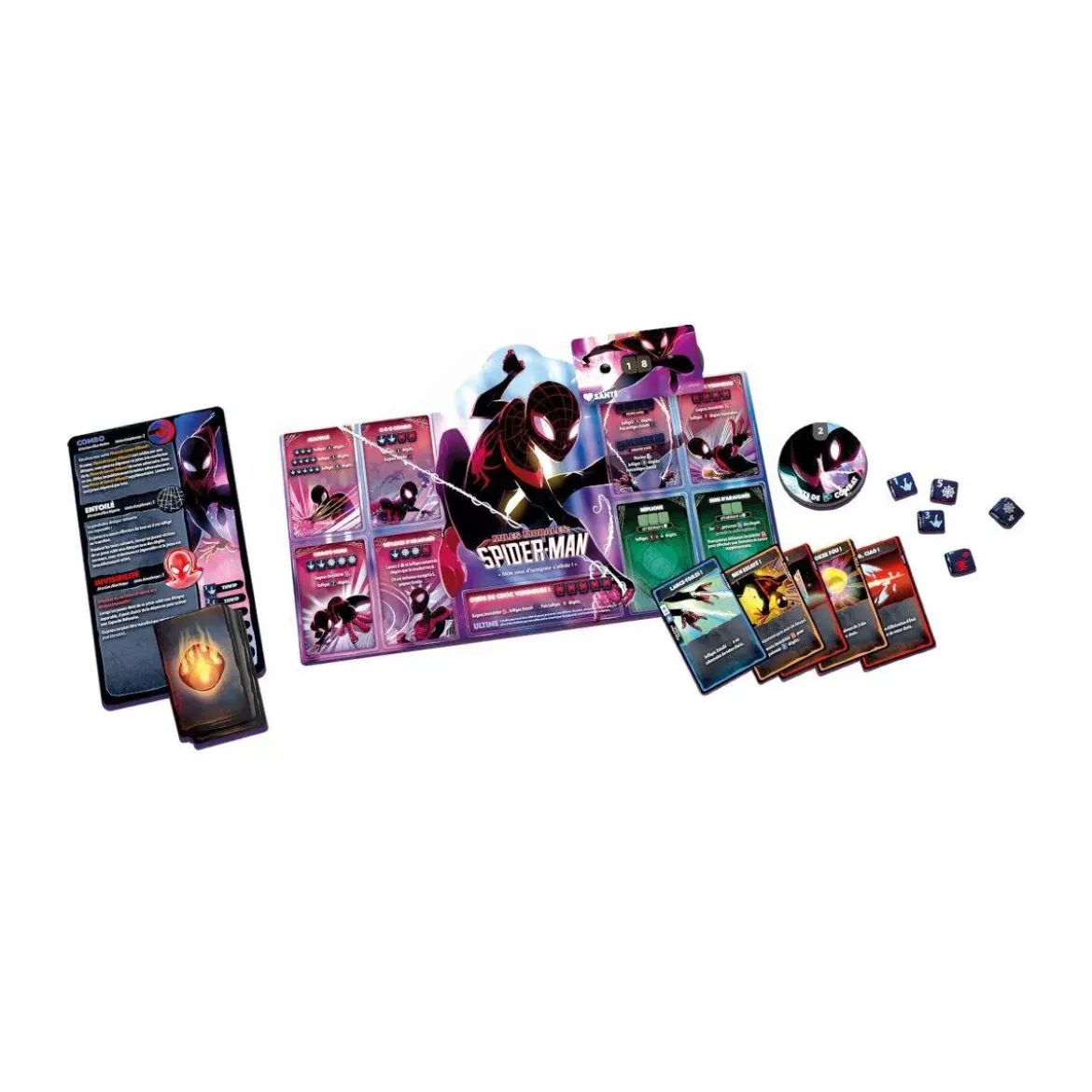 Dice Throne Marvel : Thor, Loki, Spiderman, Scarlet Witch