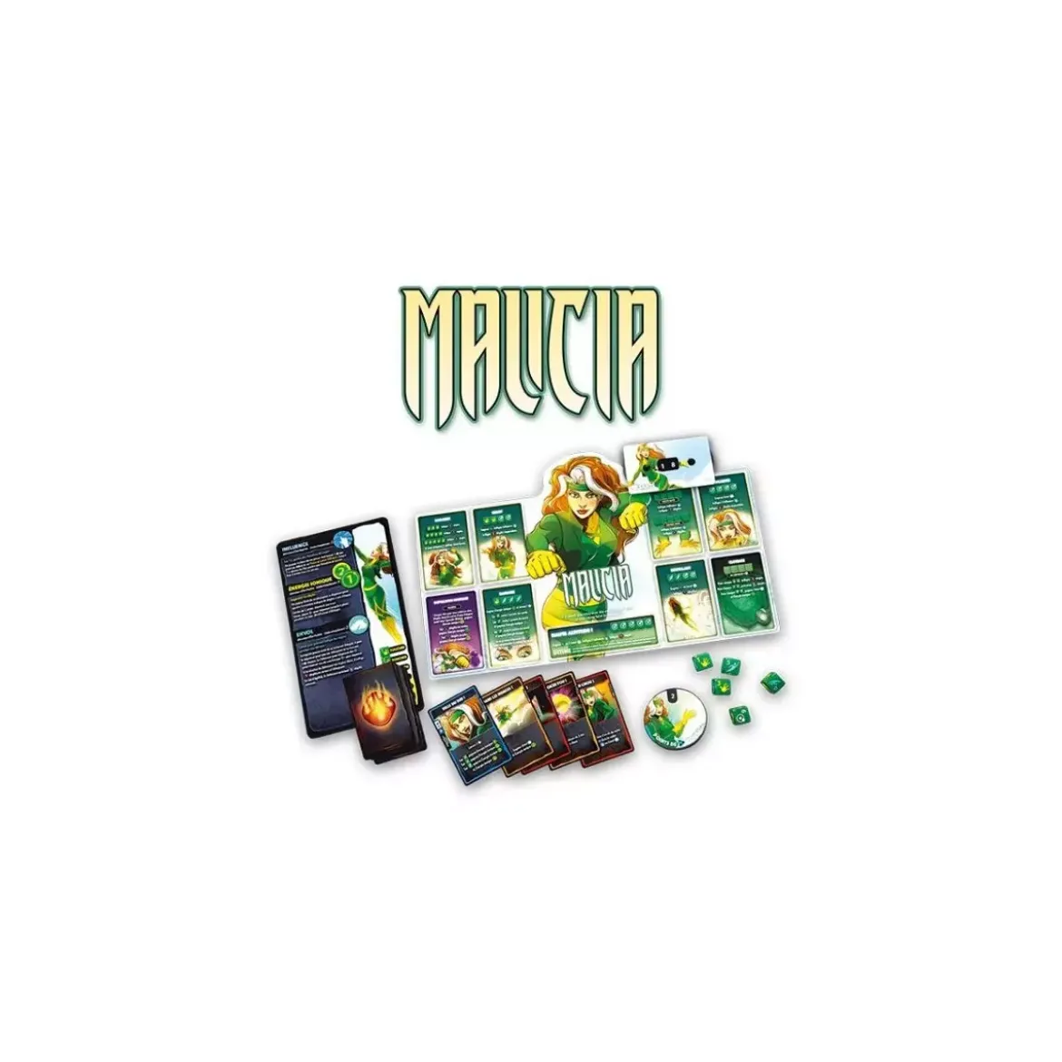 Dice Throne Marvel - X-Men : Cyclope, Gambit, Malicia, Jean Grey