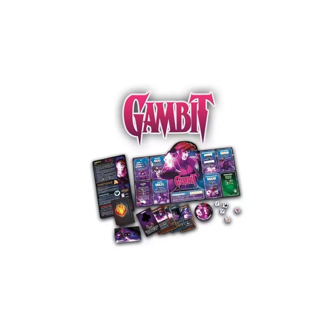 Dice Throne Marvel - X-Men : Cyclope, Gambit, Malicia, Jean Grey