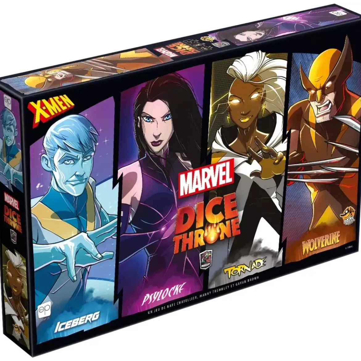 Dice Throne Marvel - X-Men : Iceberg, Psylocke, Tornade, Wolverine