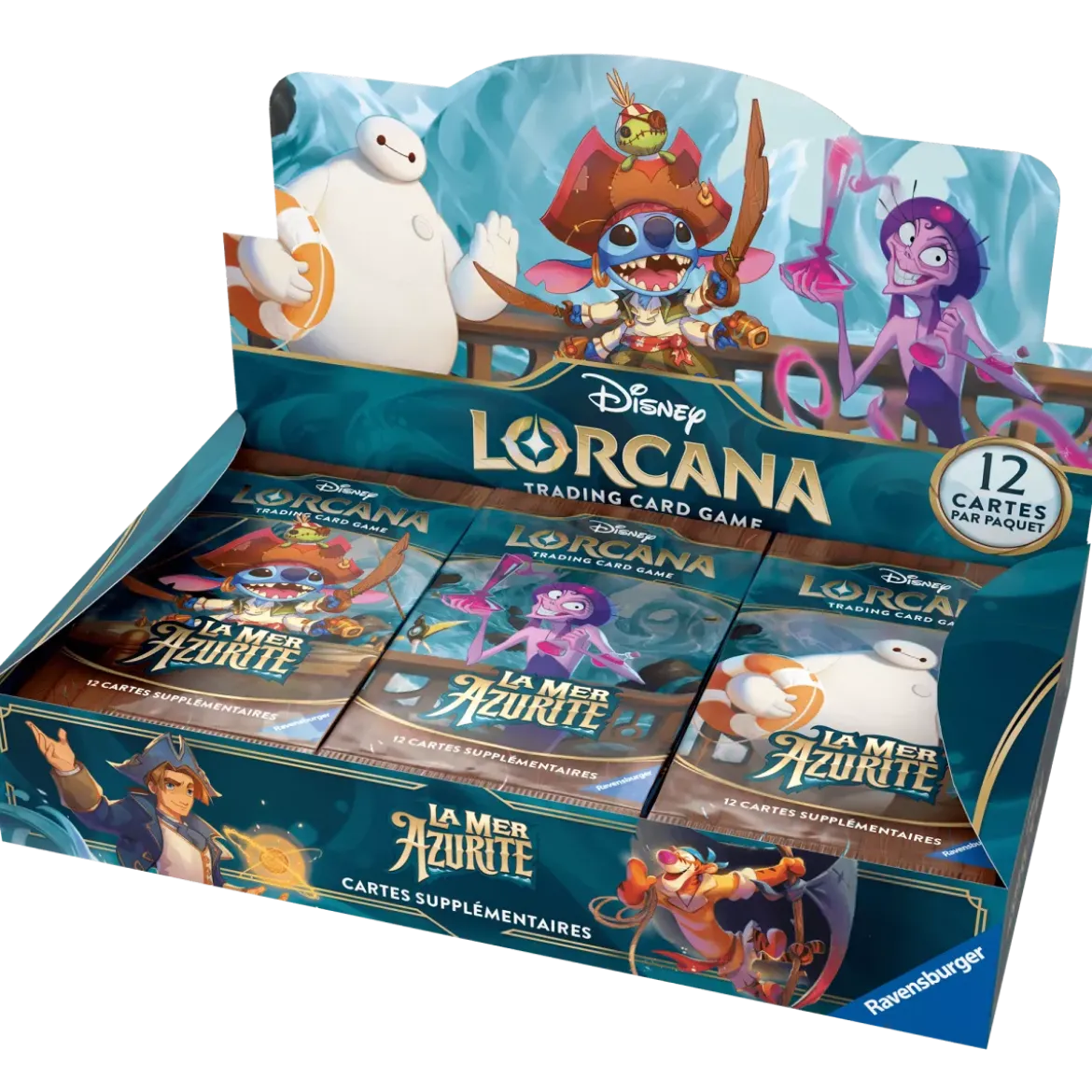 Disney Lorcana : Boite 24 Boosters (Display) - Set 6 La Mer Azurite