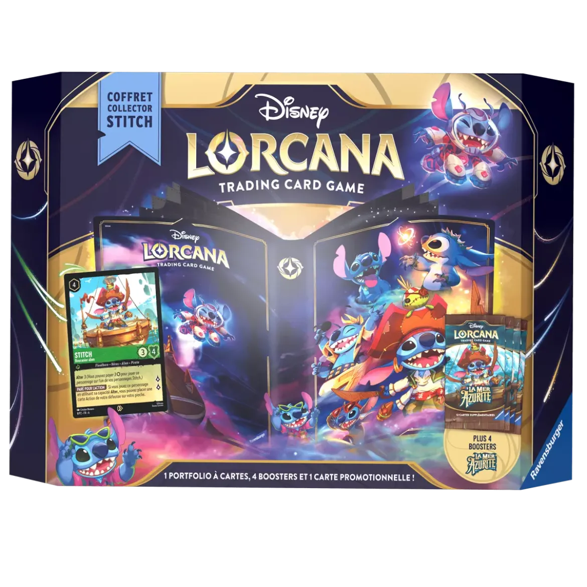 Disney Lorcana : Coffret Collector Stitch - Set 6 La Mer Azurite