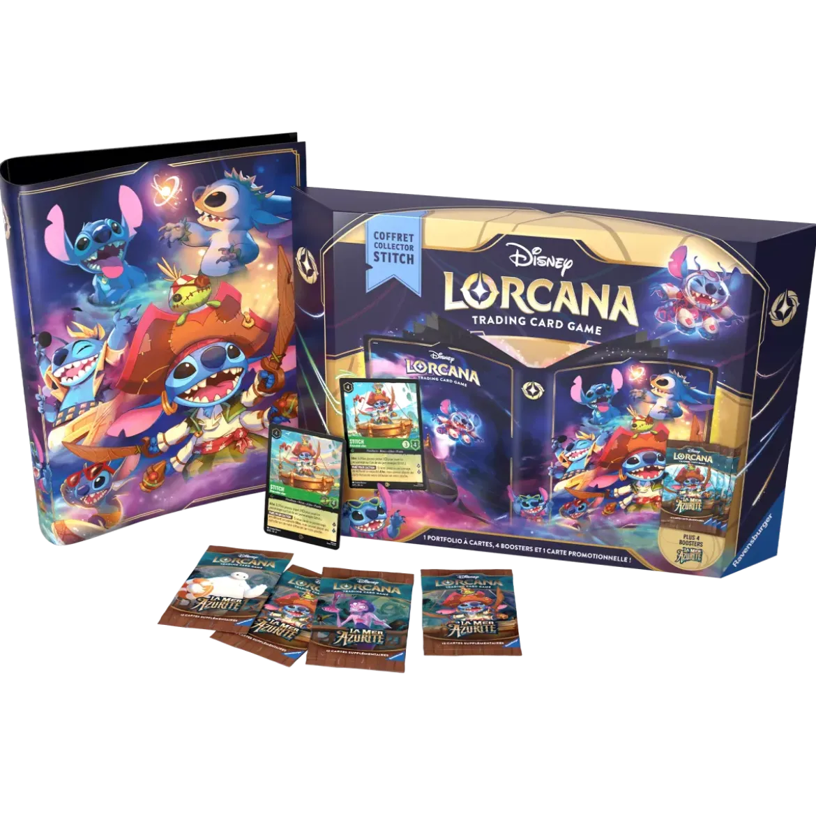 Disney Lorcana : Coffret Collector Stitch - Set 6 La Mer Azurite