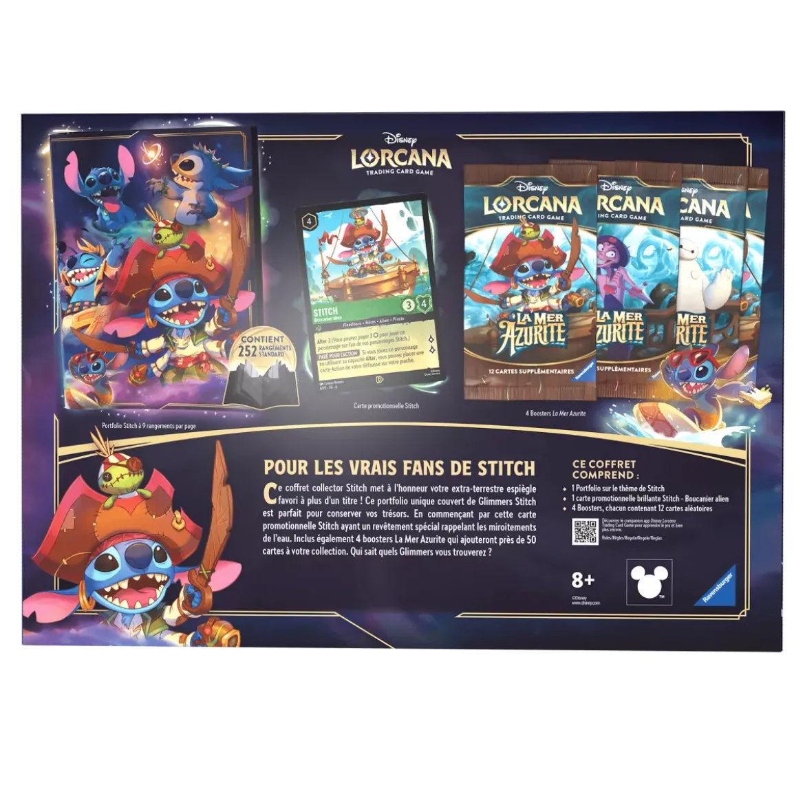 Disney Lorcana : Coffret Collector Stitch - Set 6 La Mer Azurite