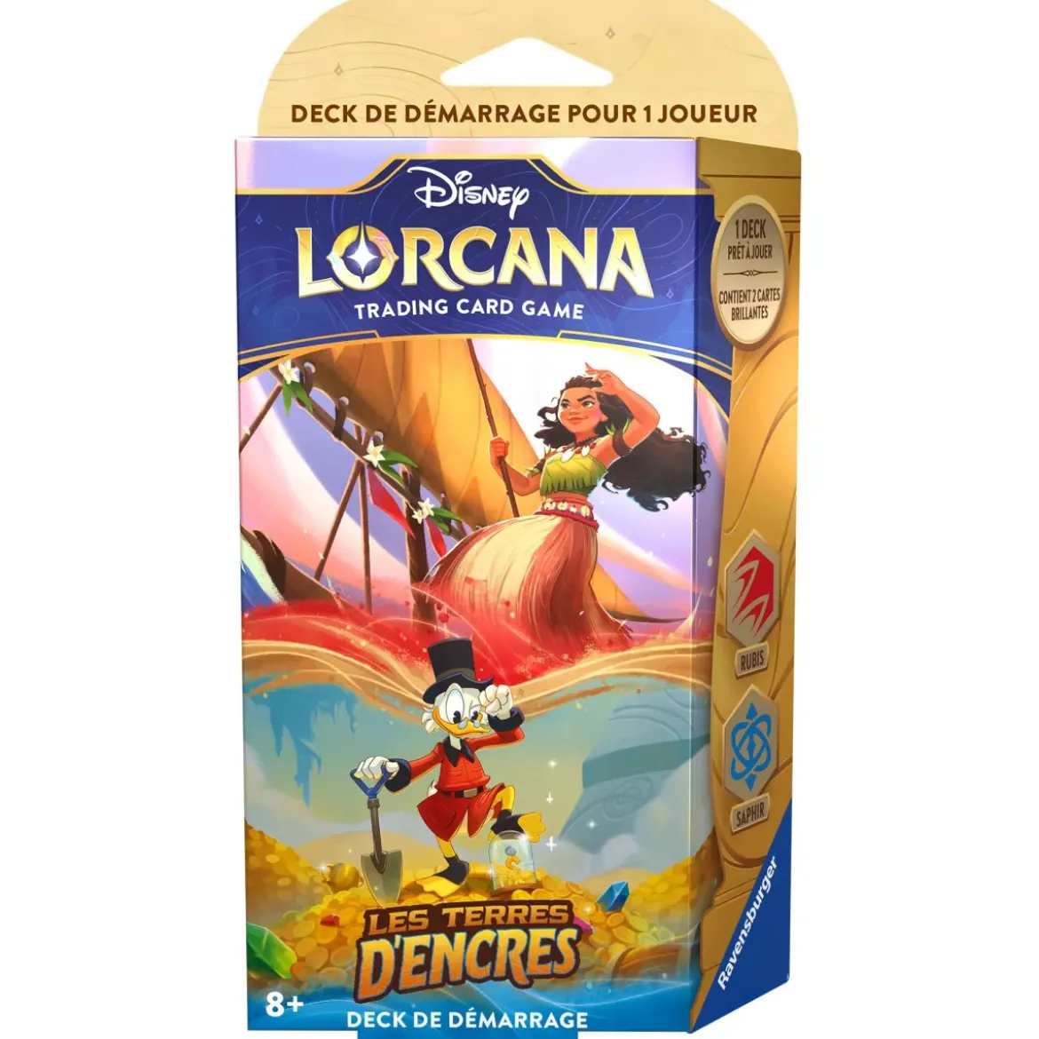 Disney Lorcana : Deck de Démarrage Vaiana / Picsou - Troisième Chapitre