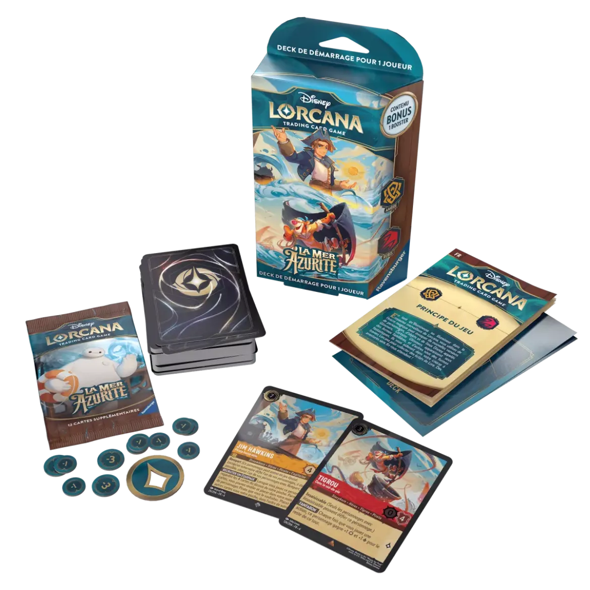Disney Lorcana : Deck de Démarrage Ambre / Rubis - Set 6 La Mer Azurite
