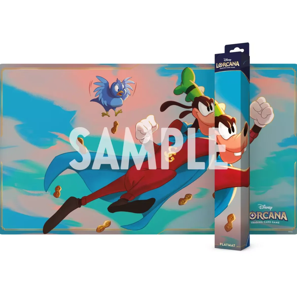 Disney Lorcana : Tapis de jeu Dingo - Set 12 Contrées Inconnues