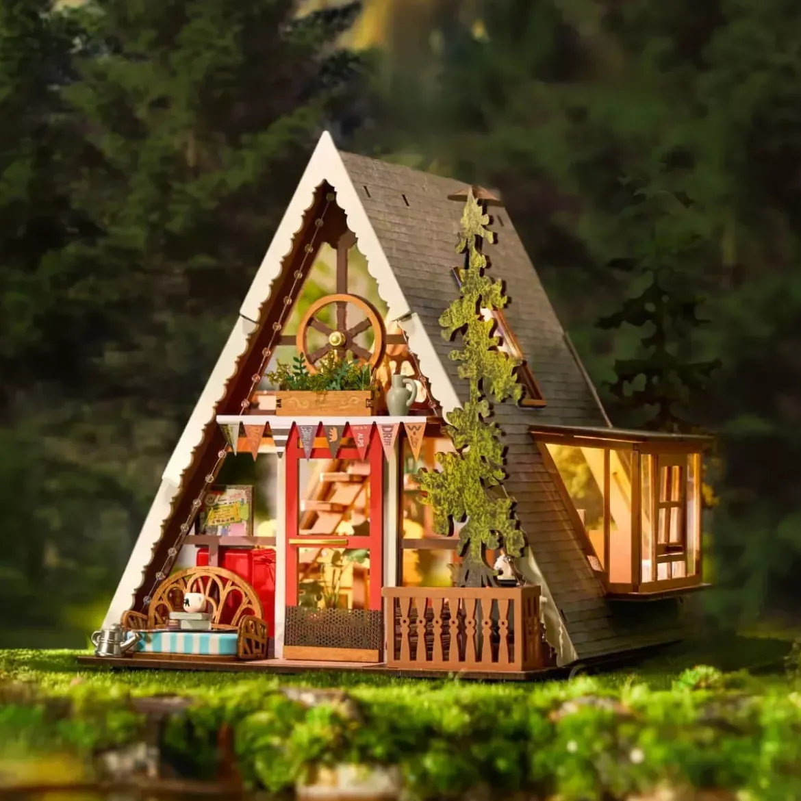 DIY House Rolife - A-Frame Cabin - 336 Pièces