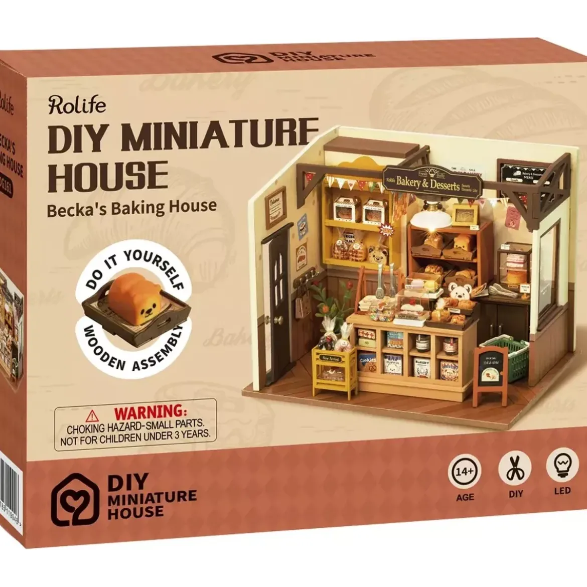 DIY House Rolife - Becka‘s Baking House - 141 Pièces
