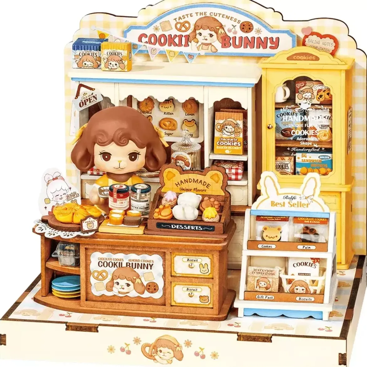 DIY House Rolife - Cookii Bunny's Cookie Shop - 182 Pièces