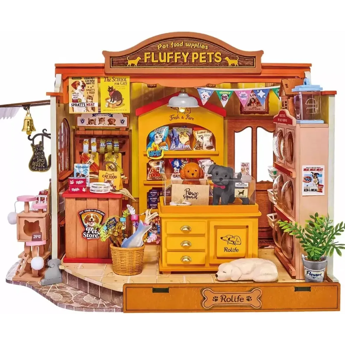 DIY House Rolife - Fluffy Friends Hub - 397 Pièces