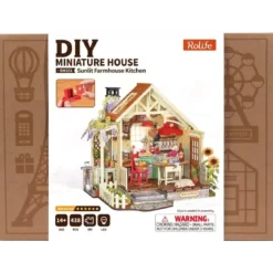 DIY House Rolife - Sunlit Farmhouse Kitchen - 438 Pièces