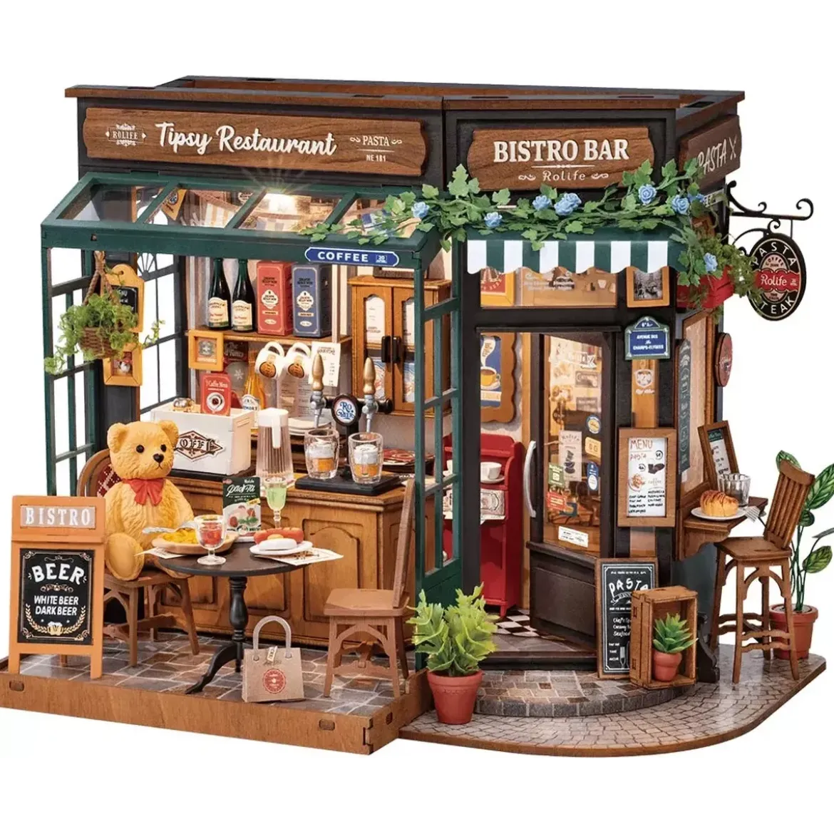 DIY House Rolife - Tipsy Restaurant - 297 Pièces