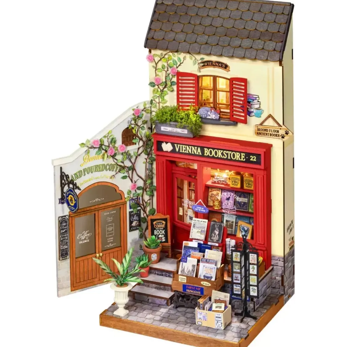 DIY House Rolife - Vienna Bookstore - 290 Pièces