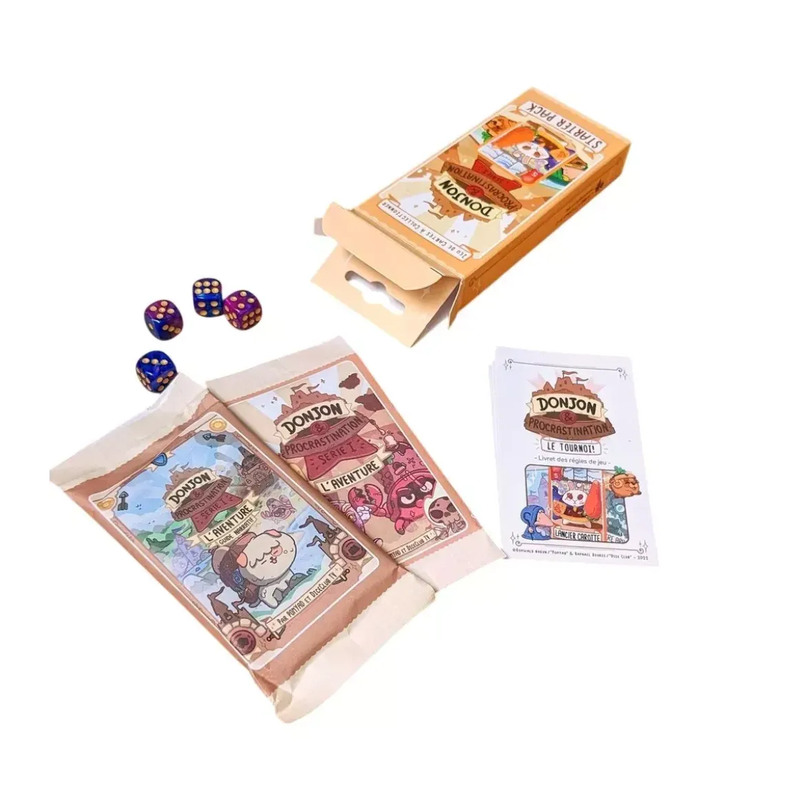 Donjon & Procrastination : S1 L'Aventure : Starter Pack - 2 joueurs