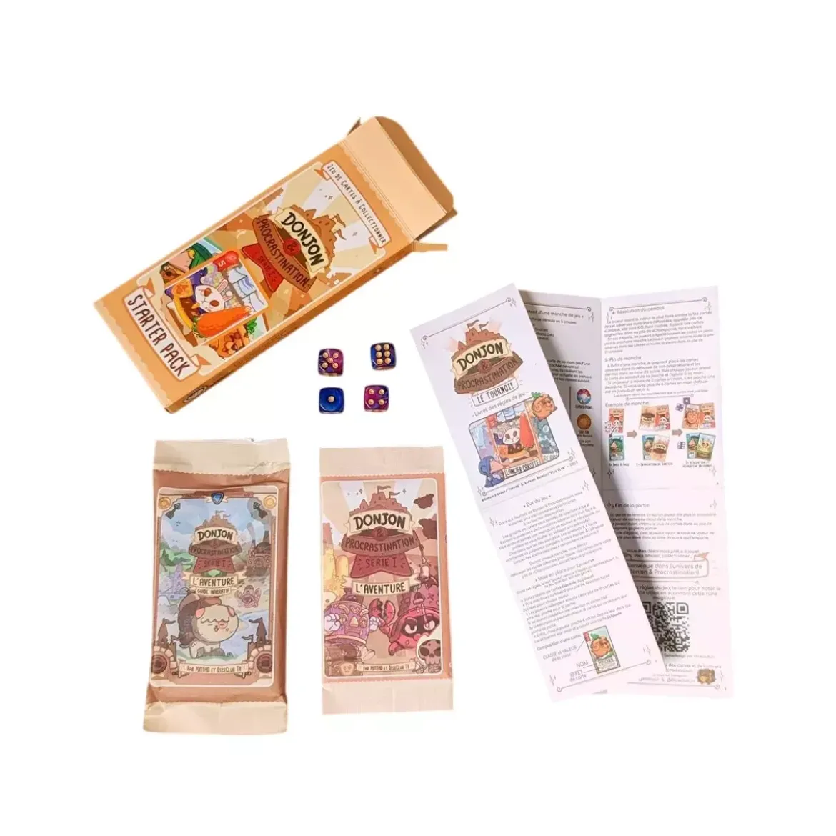Donjon & Procrastination : S1 L'Aventure : Starter Pack - 2 joueurs