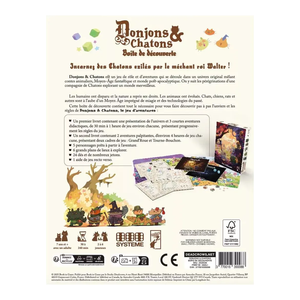 Donjons & Chatons : Boîte de Découverte