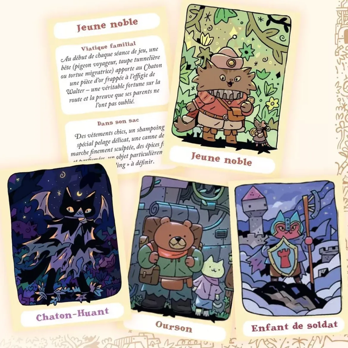 Donjons & Chatons : Cartes d'Enfances