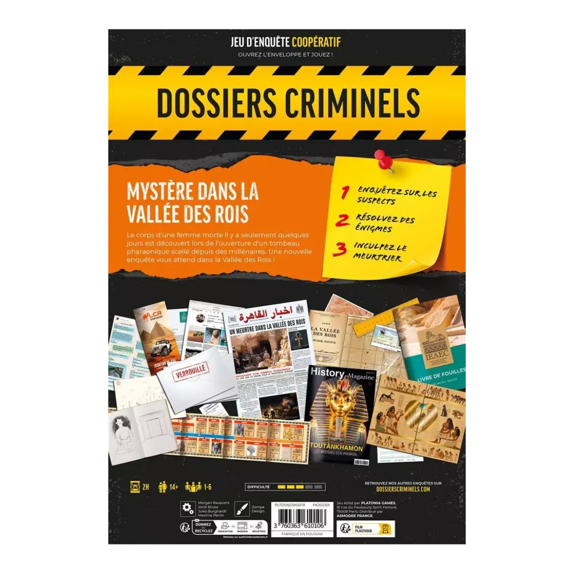 Dossiers criminels : Mystère dans la Vallée des Rois