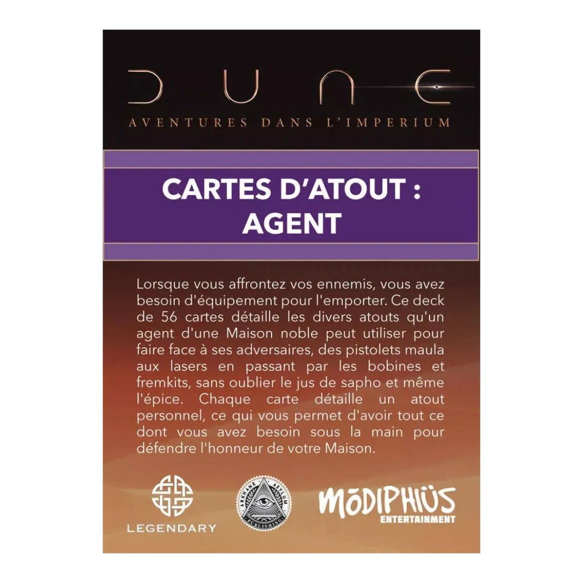 Dune : Aventures dans l'Imperium - Cartes d'Atout : Agent