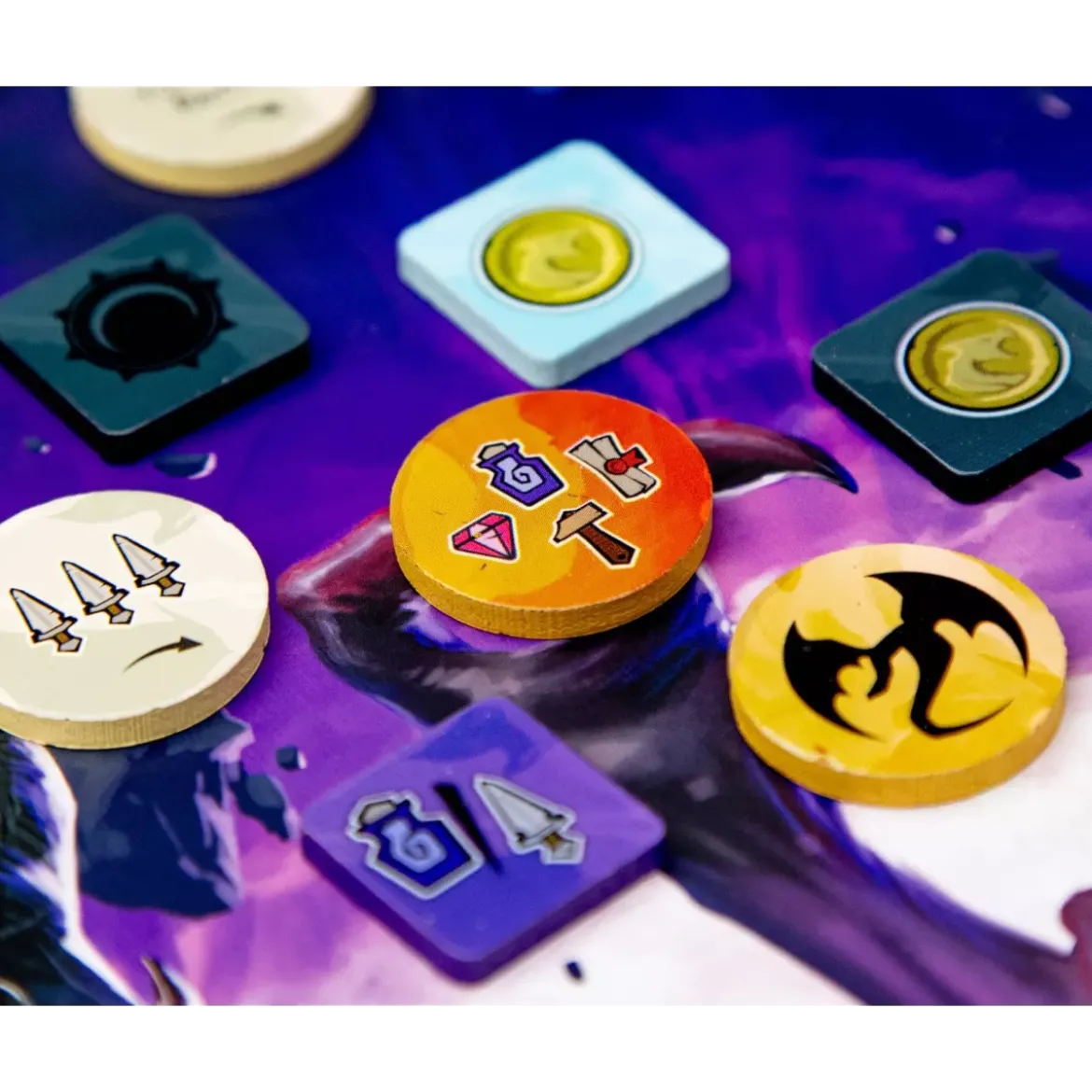 Dwellings Of Eldervale : Wooden Tokens