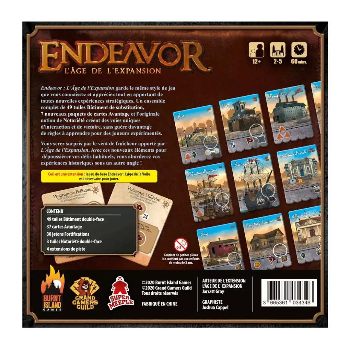 Endeavor : L'âge de l'expansion - Extension