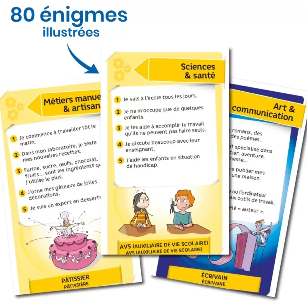 Enigmes : Métiers