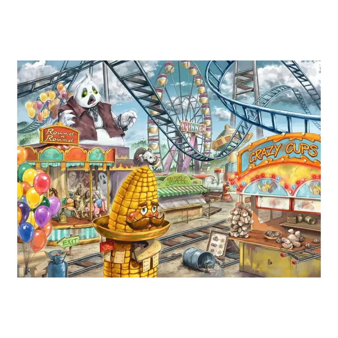 Escape Puzzle Kids Le parc d'attractions - 368 pièces