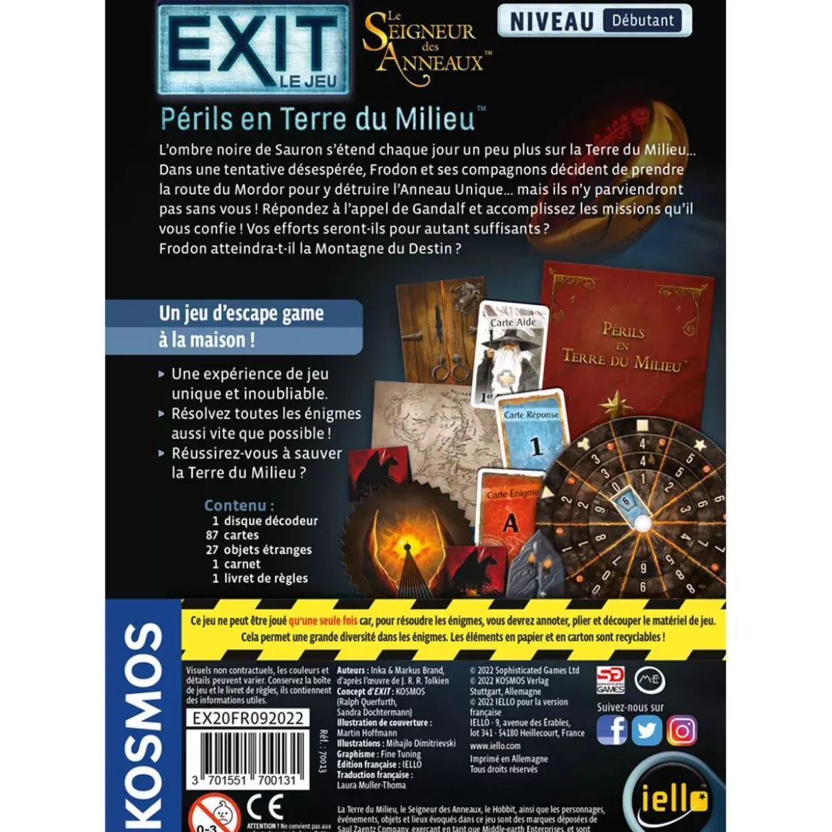 Exit : Seigneur des Anneaux - Périls en Terre du Milieu
