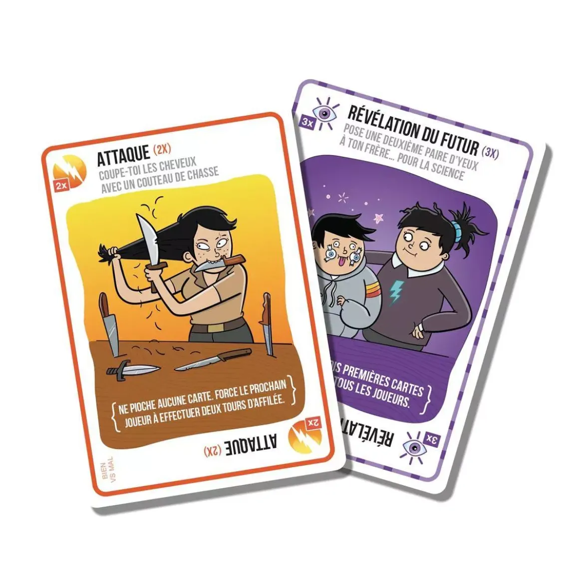 Exploding Kittens : Bien vs Mal