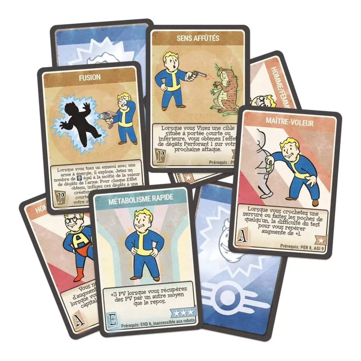 Fallout - Le Jeu de Rôle : Cartes d'Aptitudes