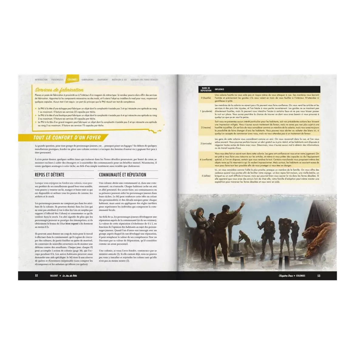 Fallout - Le Jeu de Rôle : Le Guide des Colonies